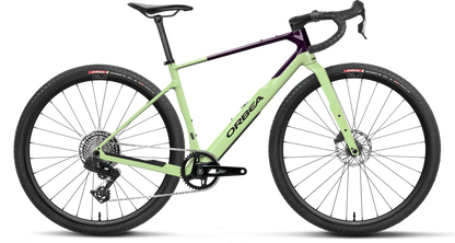 Orbea Terra M31e Team 1X – Acid Gum - Fantasy Purple Carbon View (Gloss)