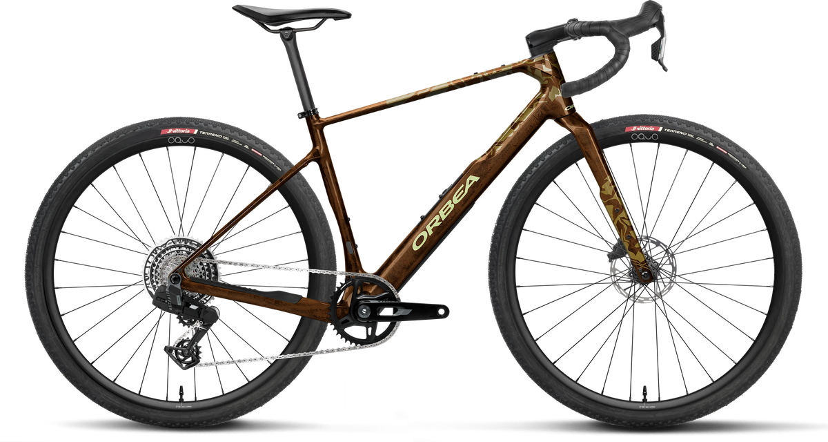 Orbea Terra M31e Team 1X – Caramel Carbon View (Gloss)