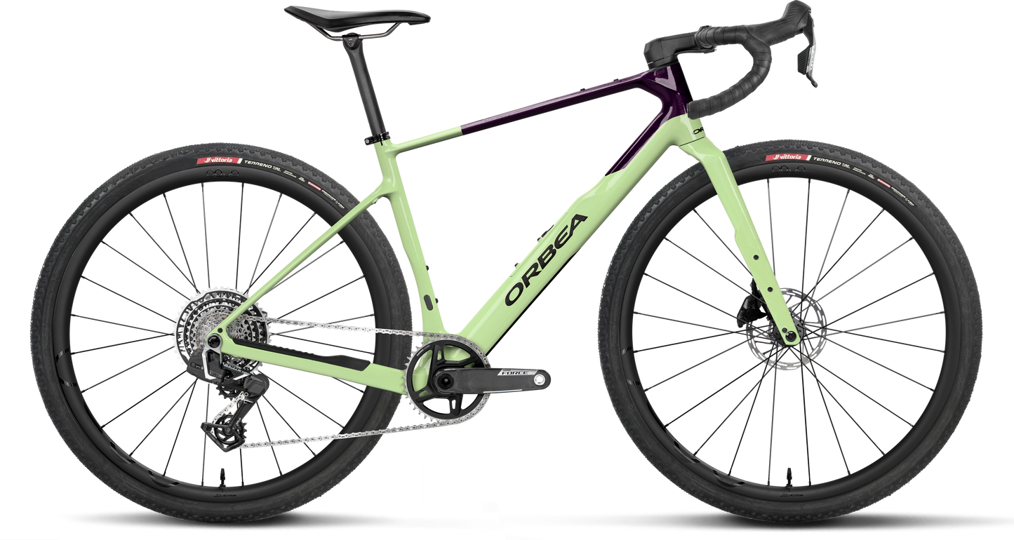 Orbea Terra M21e Team 1X – Acid Gum - Fantasy Purple Carbon View (Gloss)