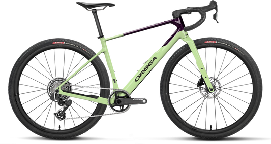 Orbea Terra M21e Team 1X – Acid Gum - Fantasy Purple Carbon View (Gloss)