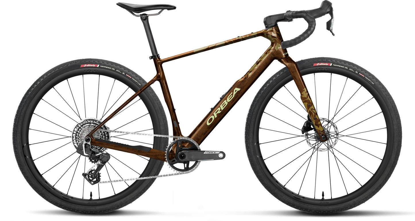 Orbea Terra M21e Team 1X – Caramel Carbon View (Gloss)