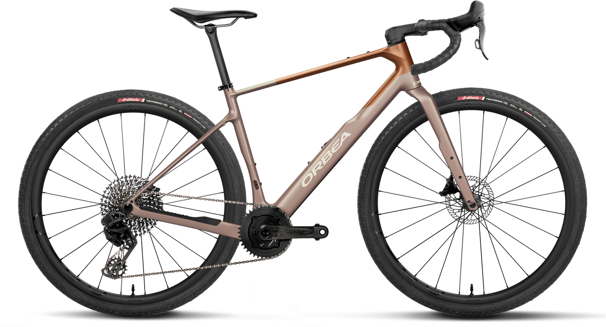 Orbea Terra M22 Team 1X – Nickel (Matt) - Metallic Cinamon (Matt)