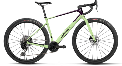 Orbea Terra M22 Team 1X – Acid Gum - Fantasy Purple Carbon View (Gloss)