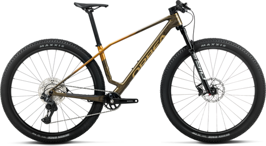 Orbea Alma M30 – Caramel Carbon View - Leo Orange (Gloss)