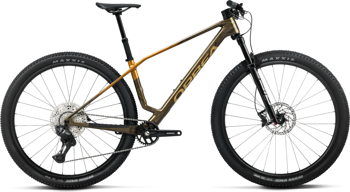 Orbea Alma M20 – Caramel Carbon View - Leo Orange (Gloss)