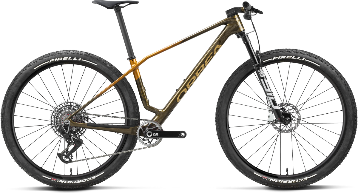 Orbea Alma M-LTD – Caramel Carbon View - Leo Orange (Gloss)