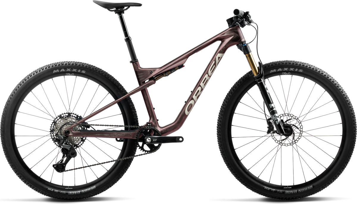 Orbea Oiz M20 – Burning Ashes Carbon View (Matt) - Ivory White (Gloss)