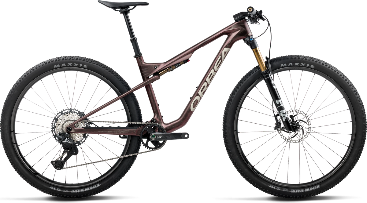 Orbea Oiz M10 Di2 – Burning Ashes Carbon View (Matt) - Ivory White (Gloss)