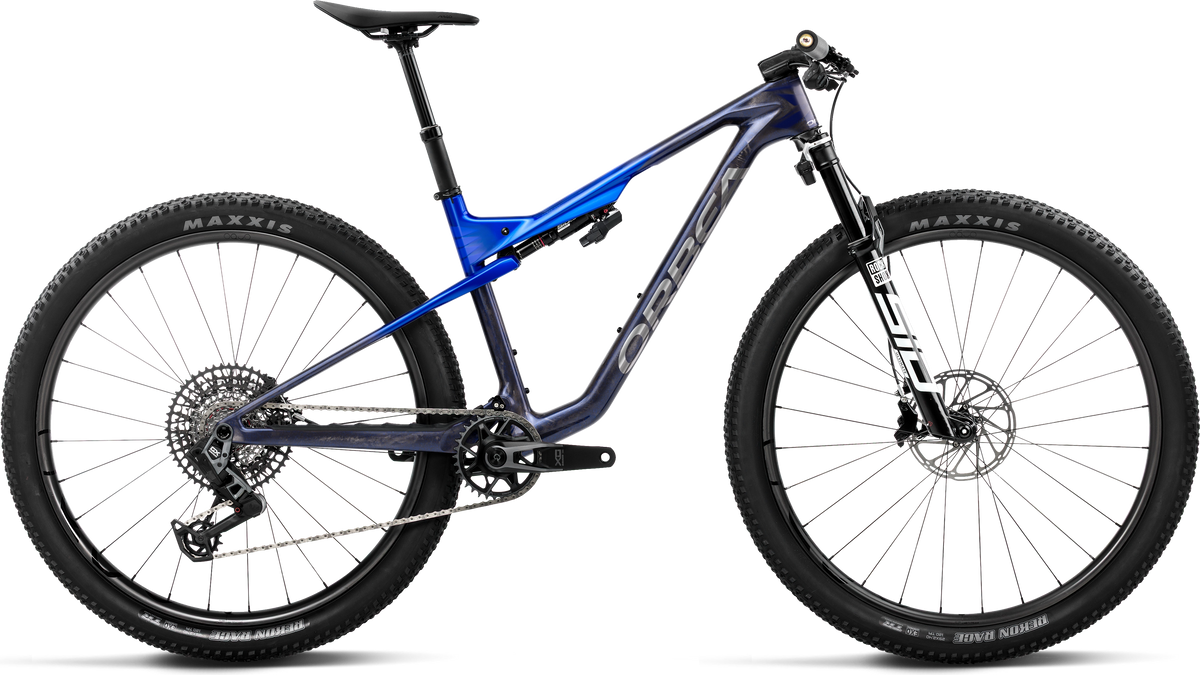 Orbea Oiz M10 AXS Flight Attendant – Noctiluca Carbon View - Cobalt Blue (Gloss)