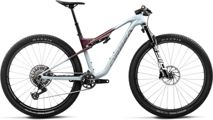 Orbea Oiz M10 AXS Flight Attendant – Frozen Concrete - Sunset Carbon View (Matt)