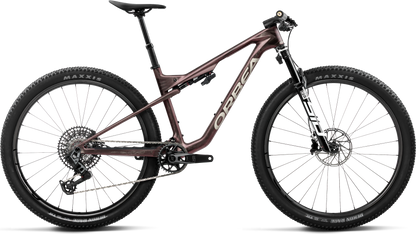 Orbea Oiz M10 AXS Flight Attendant – Burning Ashes Carbon View (Matt) - Ivory White (Gloss)