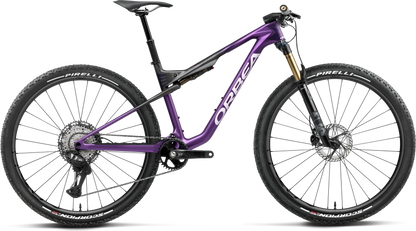 Orbea Oiz M-PRO – Royal Plum - Diamond Black Carbon View (Matt)