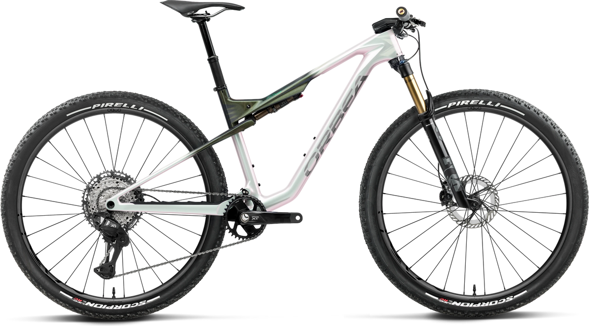 Orbea Oiz M-PRO – Iris White - Seaweed Carbon View (Gloss)