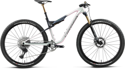 Orbea Oiz M-Team Factory – Iris White - Seaweed Carbon View (Gloss)