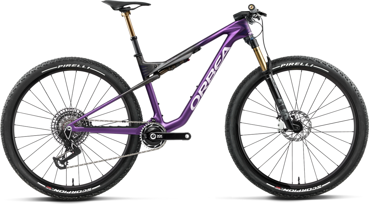 Orbea Oiz M-LTD – Royal Plum - Diamond Black Carbon View (Matt)
