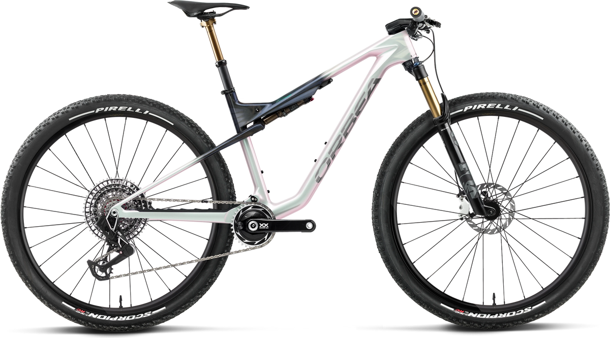 Orbea Oiz M-LTD – Iris White - Seaweed Carbon View (Gloss)