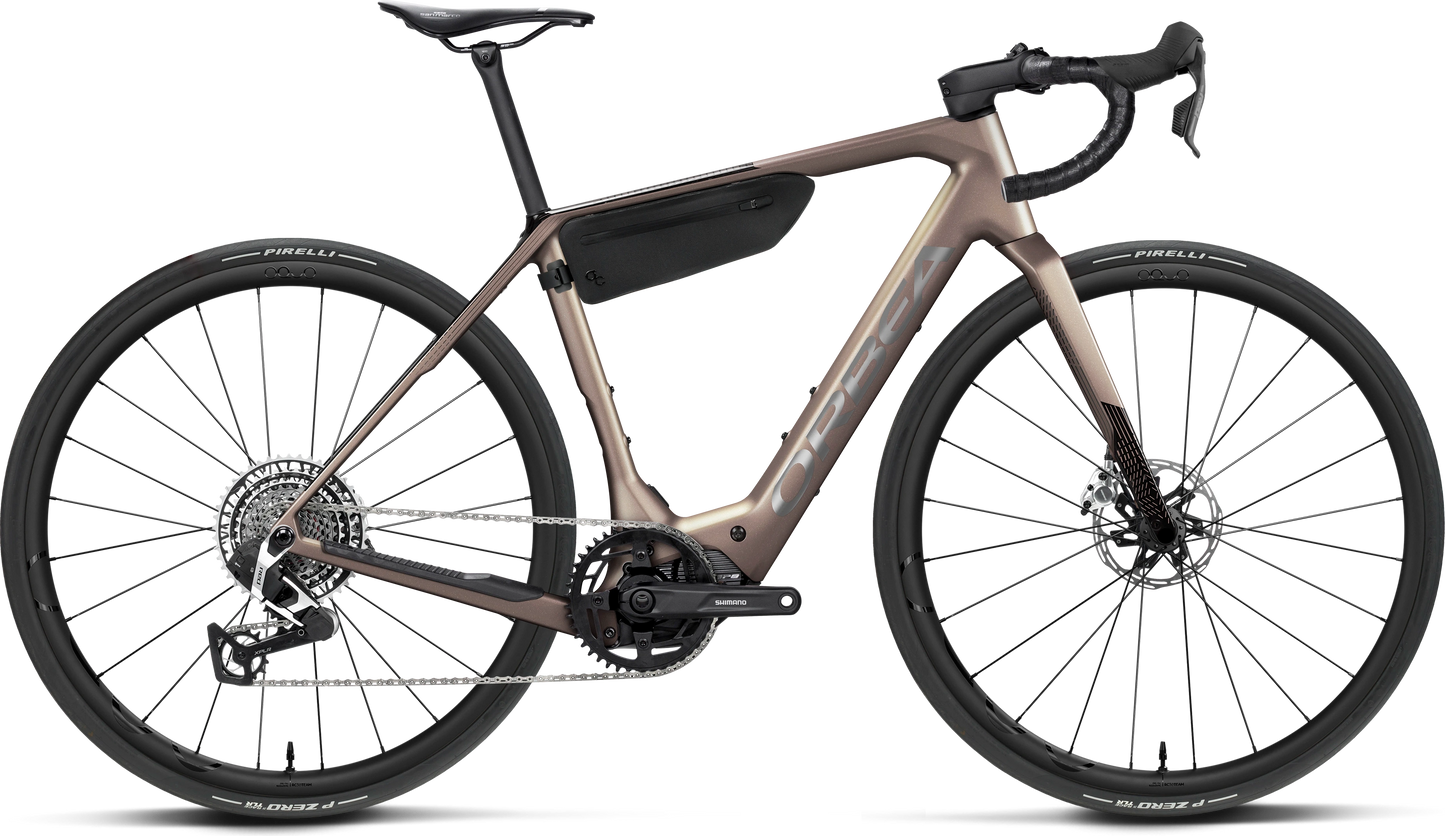 Orbea Denna M11e – Nickel (Matt) - Carbon Raw (Gloss)