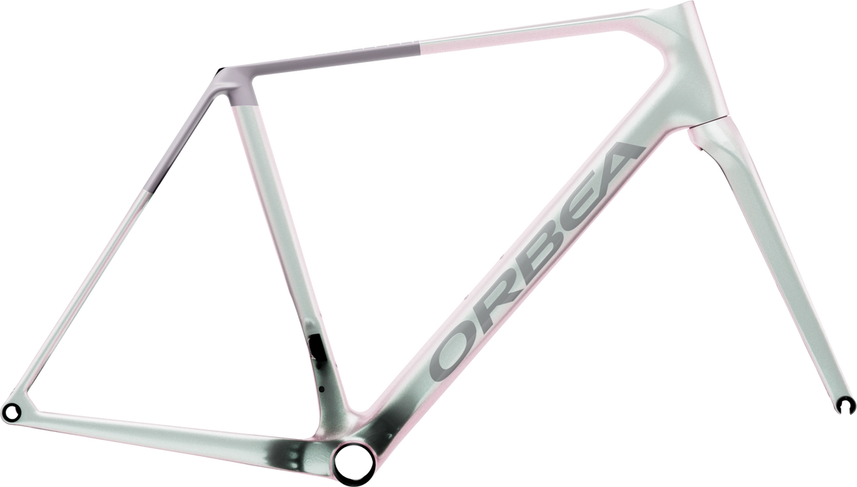 Orbea Orca OMR Frameset – Iris White (Gloss) - Lilac (Matt)