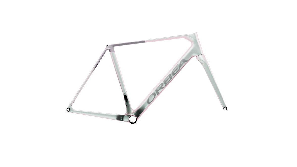 Orbea Orca OMR Frameset – Iris White (Gloss) - Lilac (Matt)