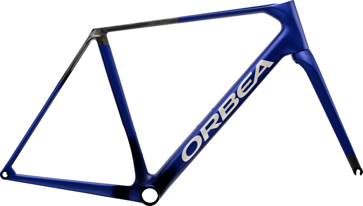 Orbea Orca OMR Frameset – Cobalt Blue - Carbon Raw (Matt)