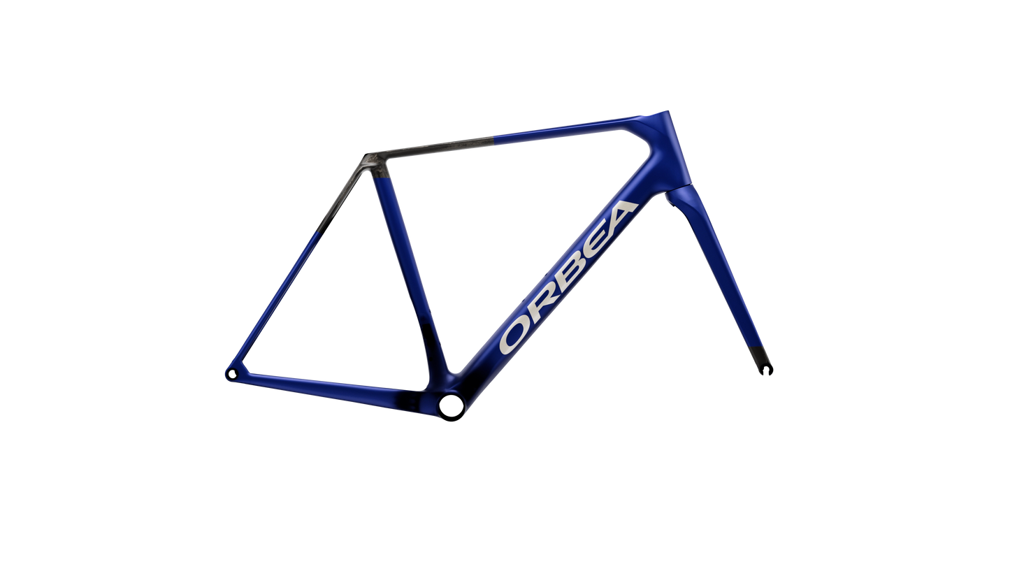 Orbea Orca OMR Frameset – Cobalt Blue - Carbon Raw (Matt)