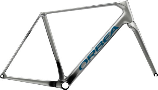 Orbea Orca OMX Frameset – Spark Silver - Titan Grey (Gloss)