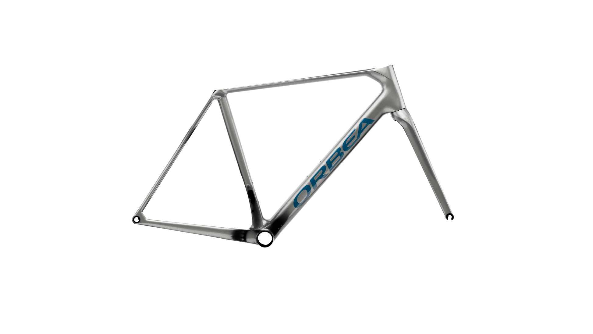 Orbea Orca OMX Frameset – Spark Silver - Titan Grey (Gloss)