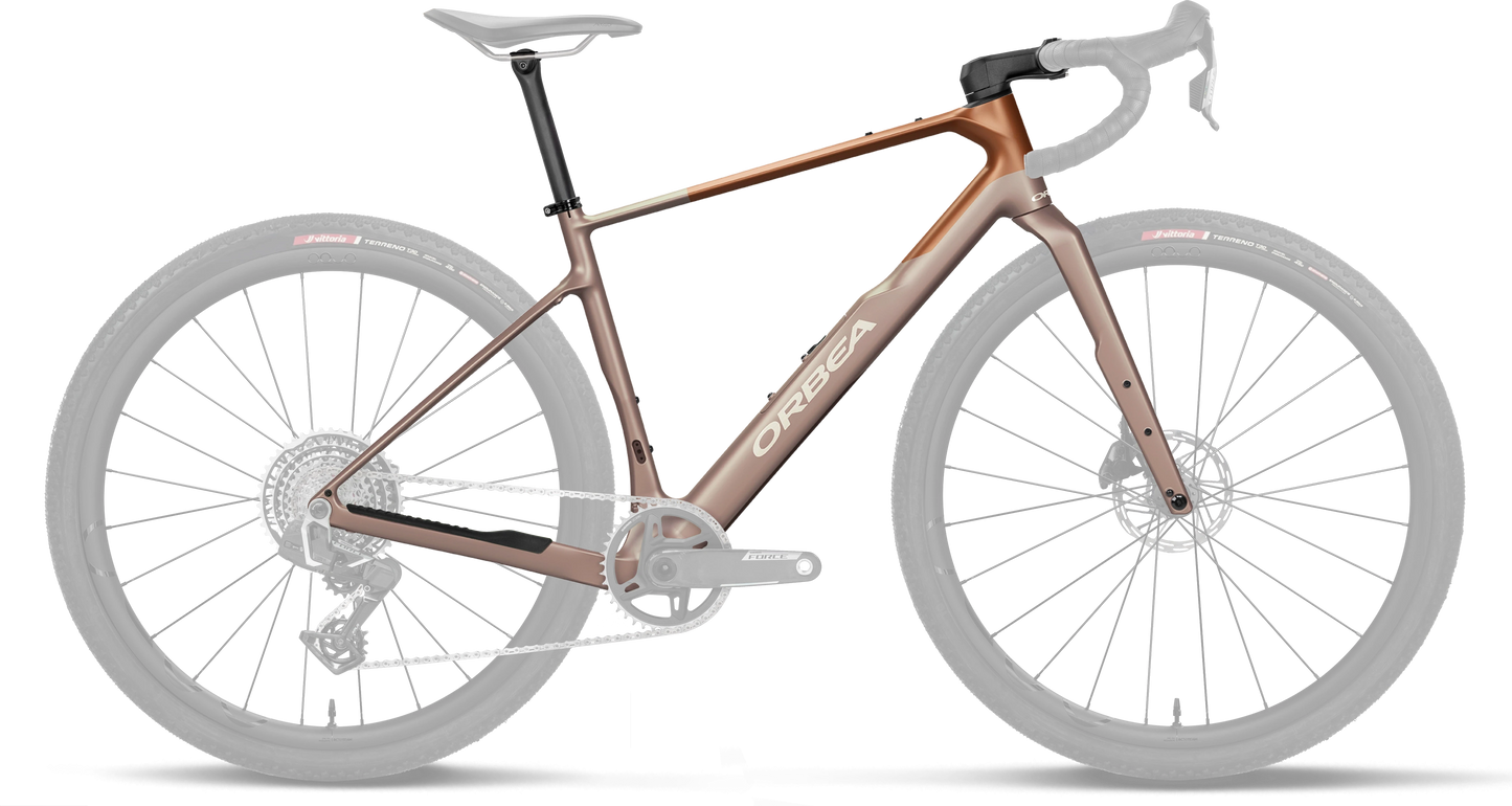 Orbea Terra OMR Frameset – Nickel (Matt) - Metallic Cinamon (Matt)