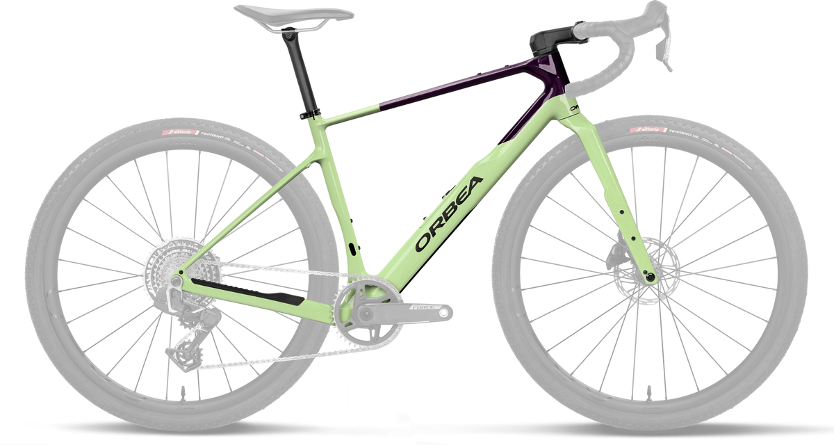 Orbea Terra OMR Frameset – Acid Gum - Fantasy Purple Carbon View (Gloss)