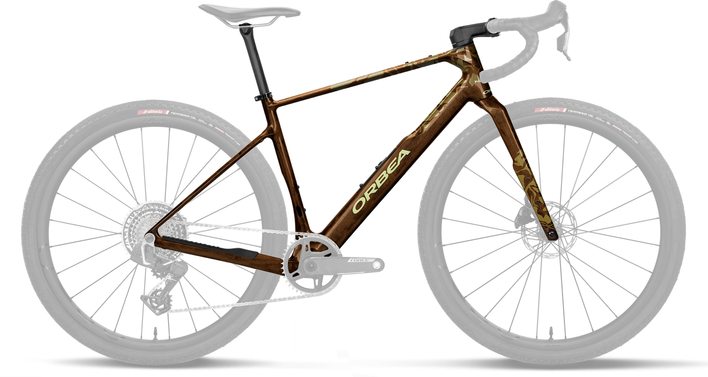 Orbea Terra OMR Frameset – Caramel Carbon View (Gloss)